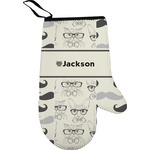 Hipster Cats & Mustache Right Oven Mitt (Personalized)