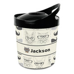 Hipster Cats & Mustache Plastic Ice Bucket (Personalized)