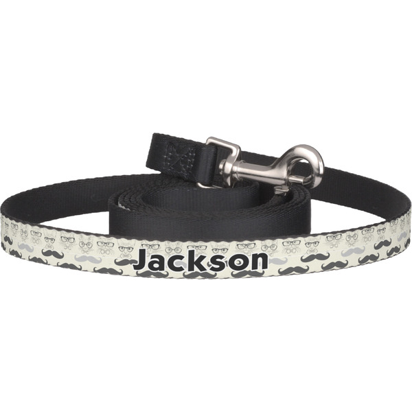 Custom Hipster Cats & Mustache Dog Leash (Personalized)