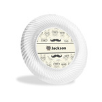 Hipster Cats & Mustache Plastic Party Appetizer & Dessert Plates - 6" (Personalized)