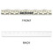 Hipster Cats & Mustache Plastic Ruler - 12" - APPROVAL