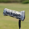 Hipster Cats & Mustache Putter Cover - On Putter