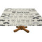 Hipster Cats & Mustache Rectangular Tablecloths (Personalized)