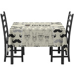 Hipster Cats & Mustache Tablecloth (Personalized)