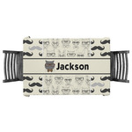 Hipster Cats & Mustache Tablecloth - 58"x58" (Personalized)