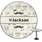 Hipster Cats & Mustache Round Table Top