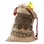 Hipster Cats & Mustache Santa Sack (Personalized)