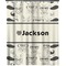 Hipster Cats & Mustache Extra Long Shower Curtain - 70"x84" (Personalized)