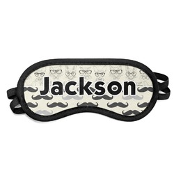 Hipster Cats & Mustache Sleeping Eye Mask (Personalized)