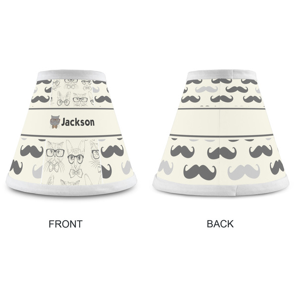 Hipster Cats & Mustache Small Chandelier Lamp - Approval