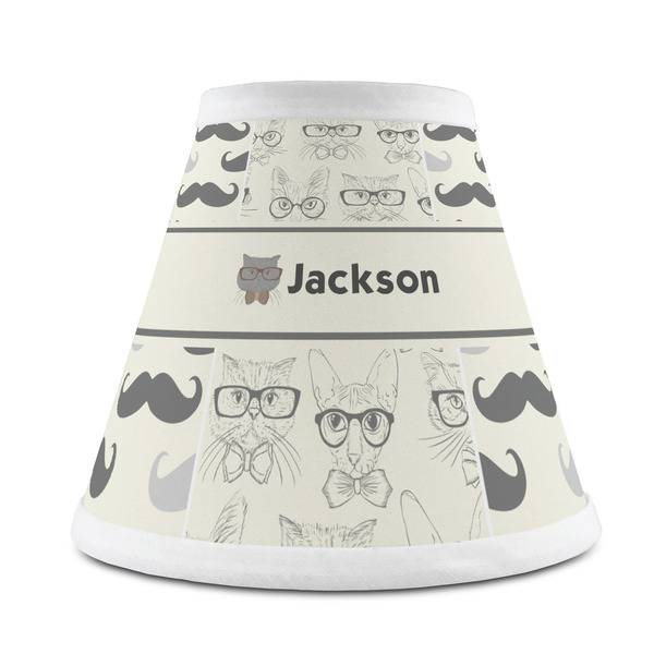 Custom Hipster Cats & Mustache Chandelier Lamp Shade (Personalized)