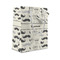 Hipster Cats & Mustache Small Gift Bag - Front/Main