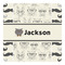 Hipster Cats & Mustache Square Decal