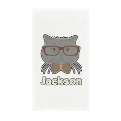 Hipster Cats & Mustache Guest Towels - Full Color - Standard (Personalized)
