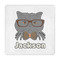 Hipster Cats & Mustache Standard Decorative Napkin - Front View