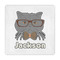 Hipster Cats & Mustache Standard Decorative Napkins (Personalized)