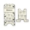Hipster Cats & Mustache Stylized Phone Stand - Front & Back - Large