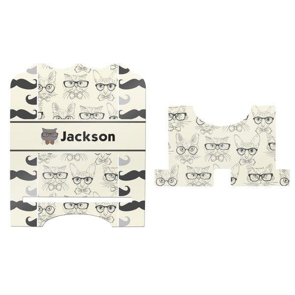 Hipster Cats & Mustache Stylized Tablet Stand - Apvl