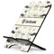 Hipster Cats & Mustache Stylized Tablet Stand - Side View