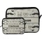 Hipster Cats & Mustache Tablet Sleeve (Size Comparison)
