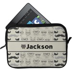 Hipster Cats & Mustache Tablet Case / Sleeve - Small (Personalized)