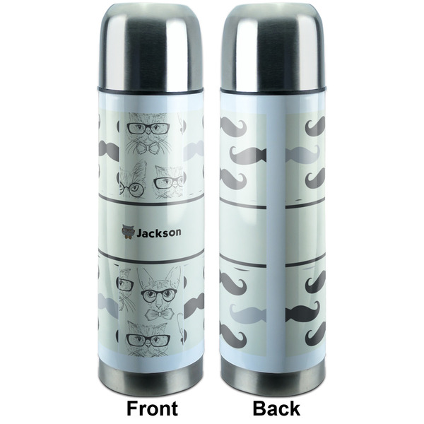 Hipster Cats & Mustache Thermos - Apvl