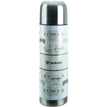 Hipster Cats & Mustache Stainless Steel Thermos (Personalized)
