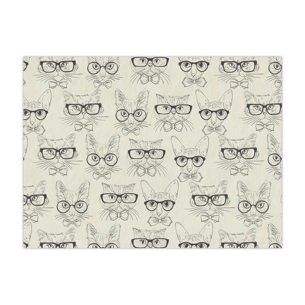 Custom Hipster Cats & Mustache Tissue Paper Sheets - Large - Heavyweight