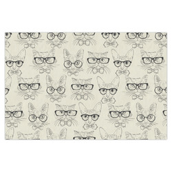 Hipster Cats & Mustache X-Large Tissue Papers Sheets - Heavyweight