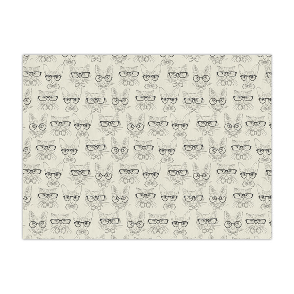 Custom Hipster Cats & Mustache Tissue Paper Sheets - Large - Lightweight