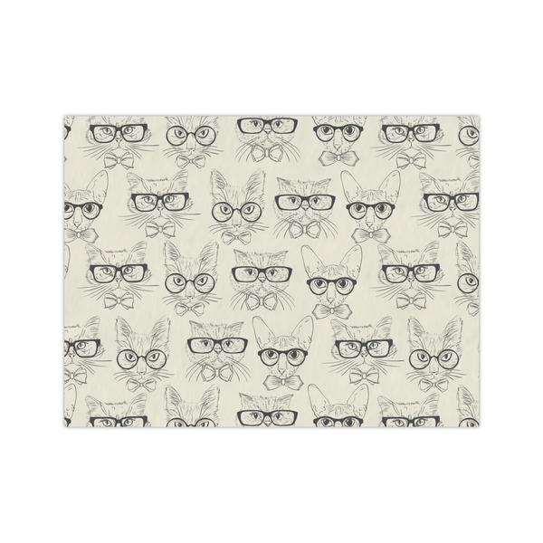 Custom Hipster Cats & Mustache Tissue Paper Sheets - Medium - Lightweight