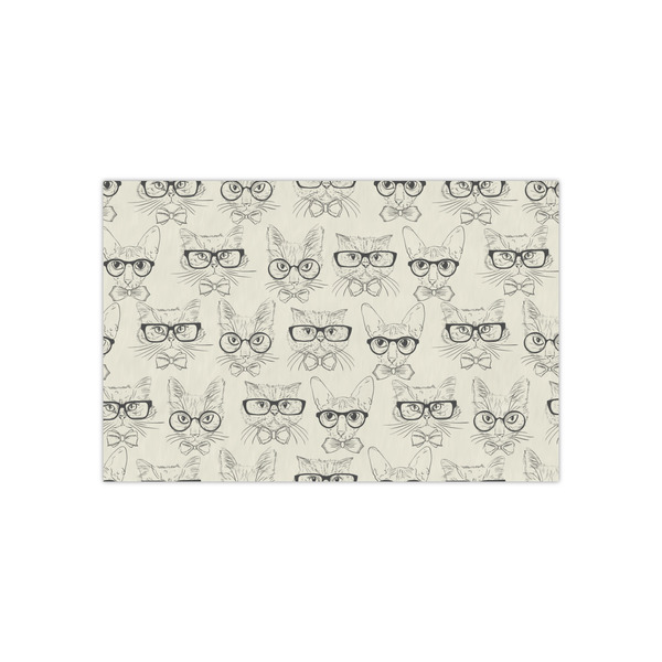 Custom Hipster Cats & Mustache Tissue Paper Sheets - Small - Lightweight