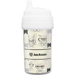 Hipster Cats & Mustache Toddler Sippy Cup (Personalized)