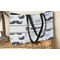Hipster Cats & Mustache Tote w/Black Handles - Lifestyle View