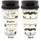 Hipster Cats & Mustache Travel Mug Approval (Personalized)