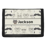 Hipster Cats & Mustache Trifold Wallet (Personalized)