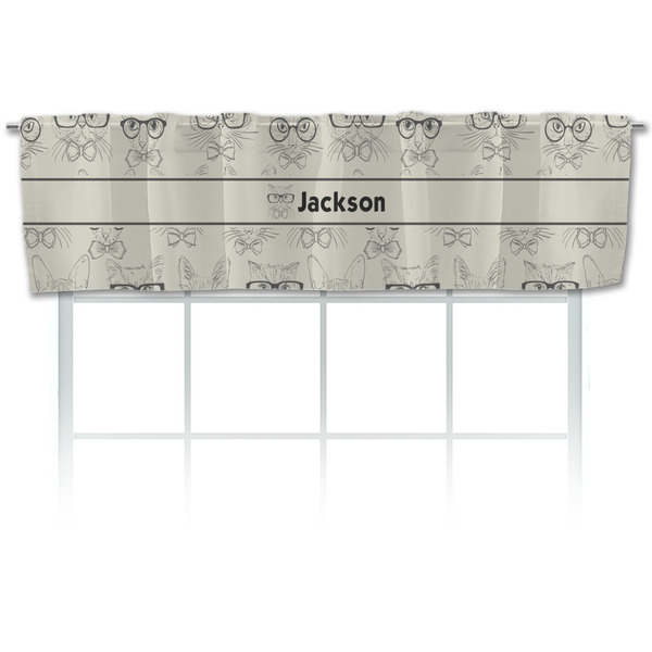 Custom Hipster Cats & Mustache Valance (Personalized)