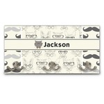 Hipster Cats & Mustache Wall Mounted Coat Rack (Personalized)