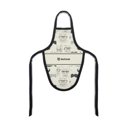 Hipster Cats & Mustache Bottle Apron (Personalized)