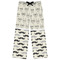 Hipster Cats & Mustache Womens Pajama Pants - S