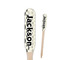 Hipster Cats & Mustache Wooden Food Pick - Paddle - Closeup