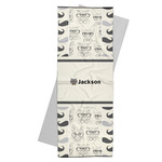 Hipster Cats & Mustache Yoga Mat Towel (Personalized)