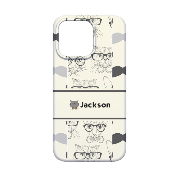 Hipster Cats & Mustache iPhone 13 Mini Case - Back