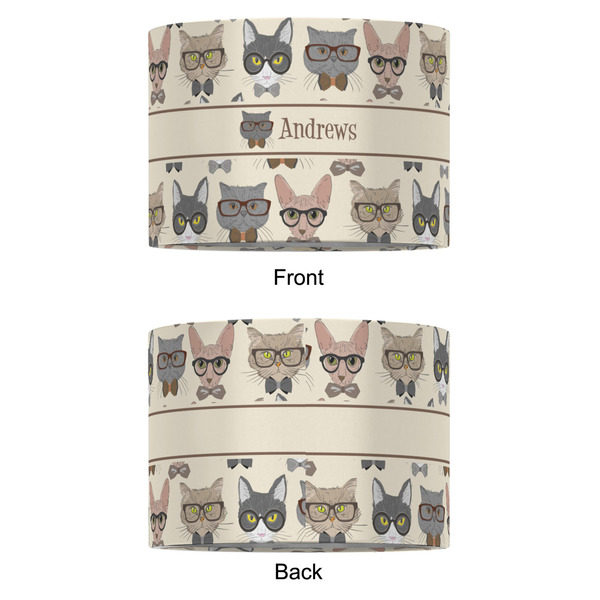 Hipster Cats 12" Drum Lampshade - APPROVAL (Fabric)