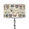 Hipster Cats 12" Drum Lampshade - ON STAND (Poly Film)