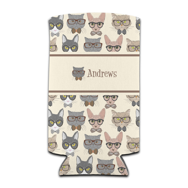 Custom Hipster Cats Can Cooler (tall 12 oz) (Personalized)