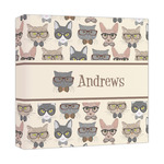 Hipster Cats Canvas Print - 12x12 (Personalized)