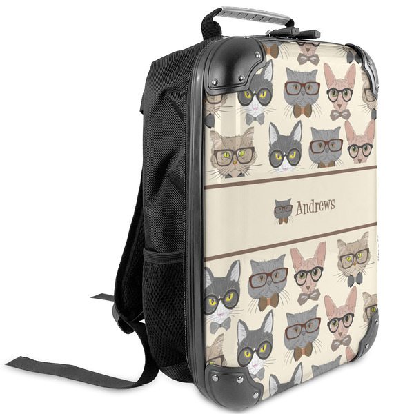 Custom Hipster Cats Kids Hard Shell Backpack (Personalized)