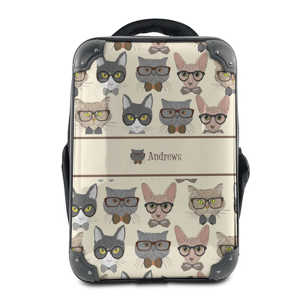 Custom Hipster Cats 15" Hard Shell Backpack (Personalized)