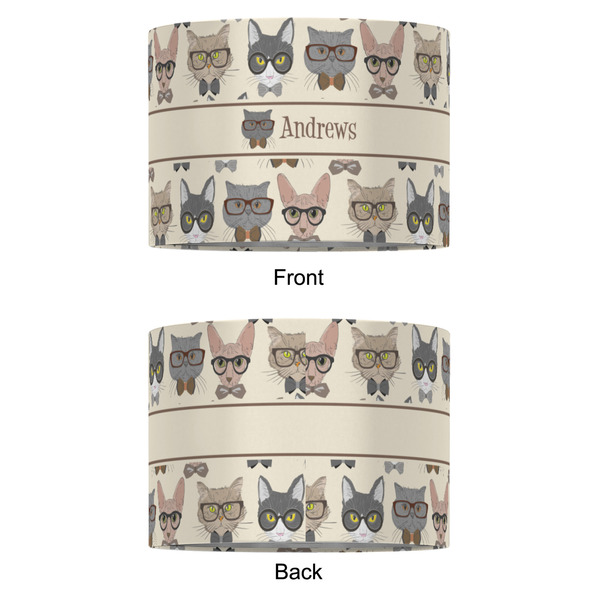Hipster Cats 16" Drum Lampshade - APPROVAL (Fabric)